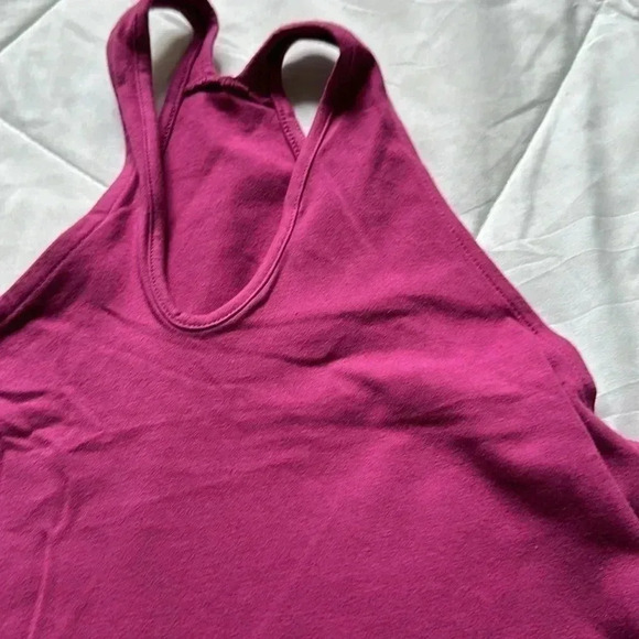 TORRID Size 3 Berry  /Purple One Shoulder Cut Out Foxy Tank NWT - Picture 3 of 5